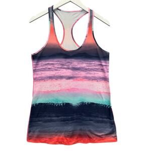 Lululemon Razorback Tank Top Size Medium Multicolored